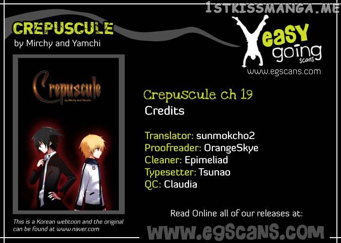 Crepuscule (Yamchi) Chapter 19 - page 1