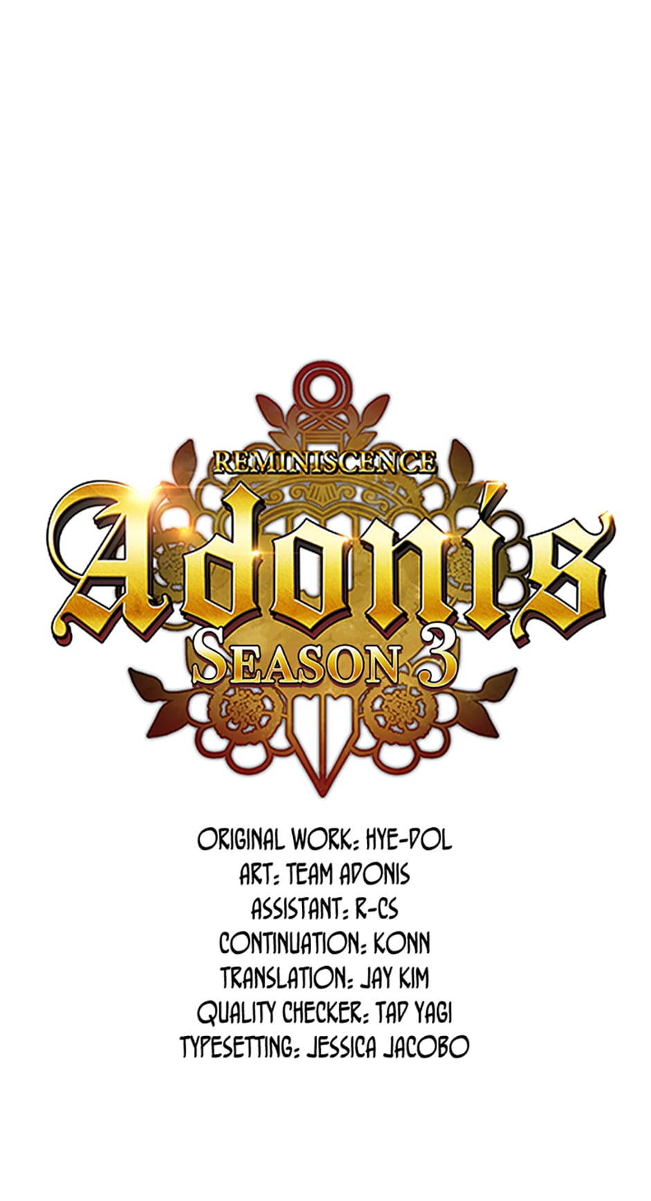 Reminiscence Adonis chapter 100 - page 1