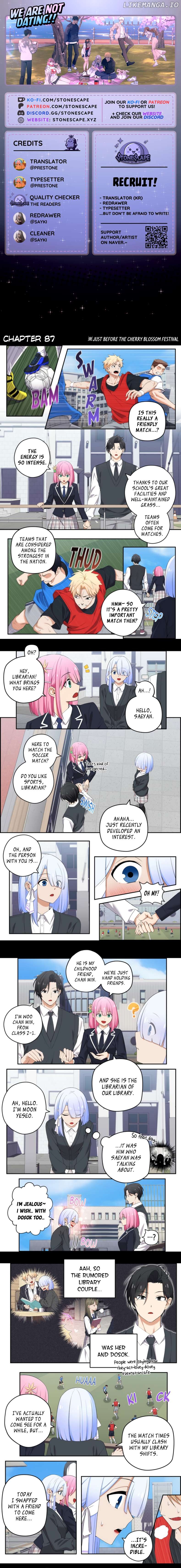 We Are Not Dating!! Chapter 87 - page 1