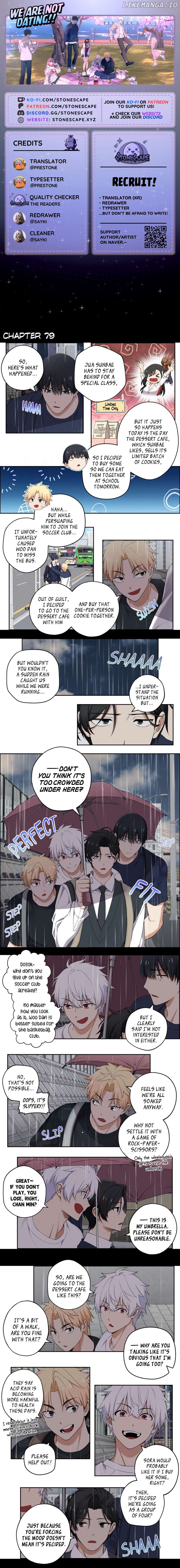We Are Not Dating!! Chapter 79 - page 1
