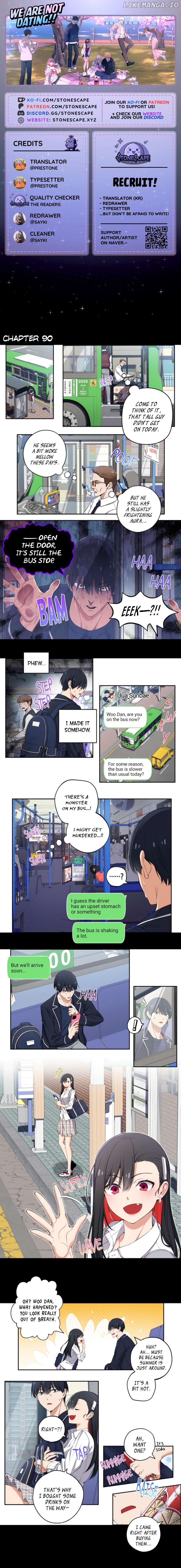We Are Not Dating!! Chapter 90 - page 1