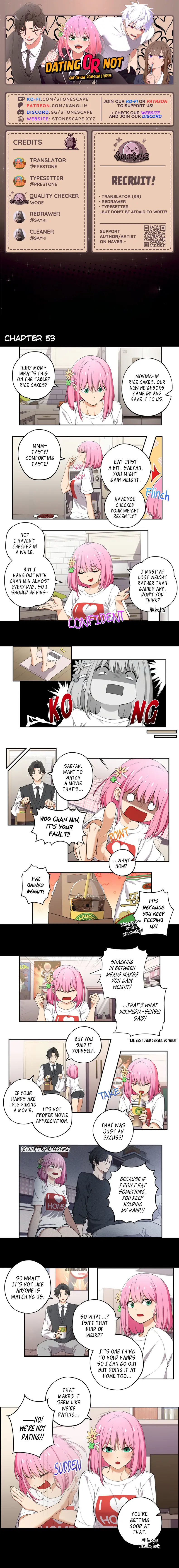 We Are Not Dating!! Chapter 53 - page 1