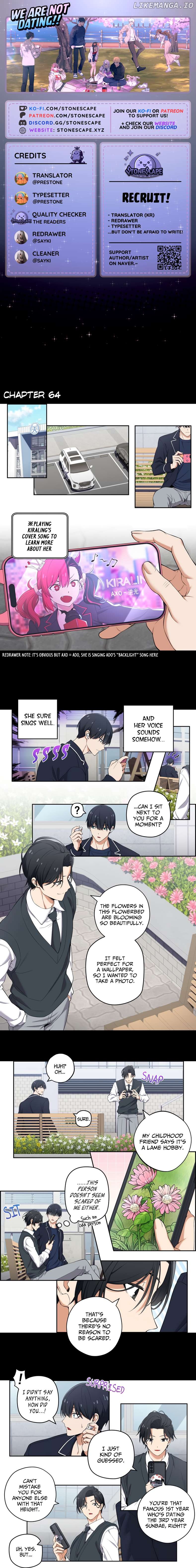 We Are Not Dating!! Chapter 64 - page 1