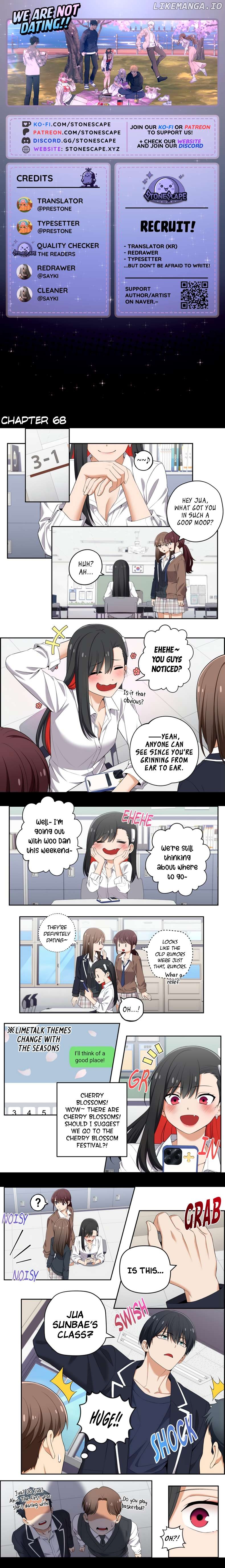 We Are Not Dating!! Chapter 68 - page 1