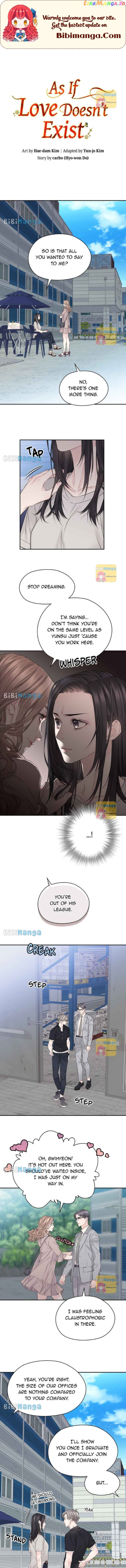 As If Love Doesn’t Exist Chapter 27 - page 1
