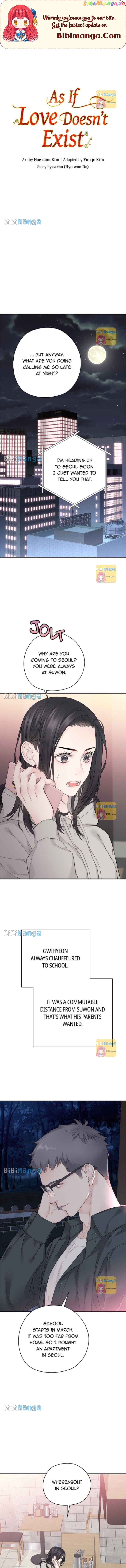 As If Love Doesn’t Exist Chapter 23 - page 1