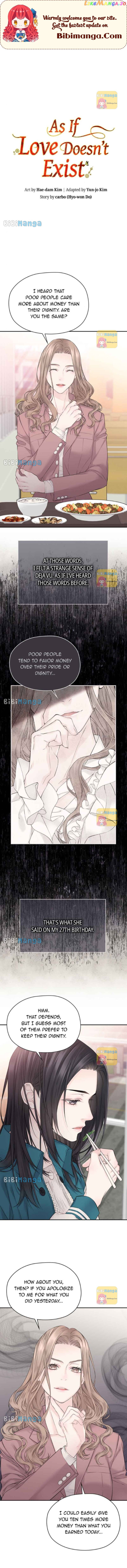 As If Love Doesn’t Exist Chapter 24 - page 1