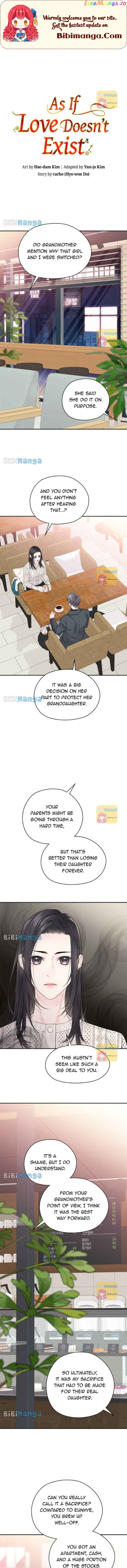 As If Love Doesn’t Exist Chapter 25 - page 1