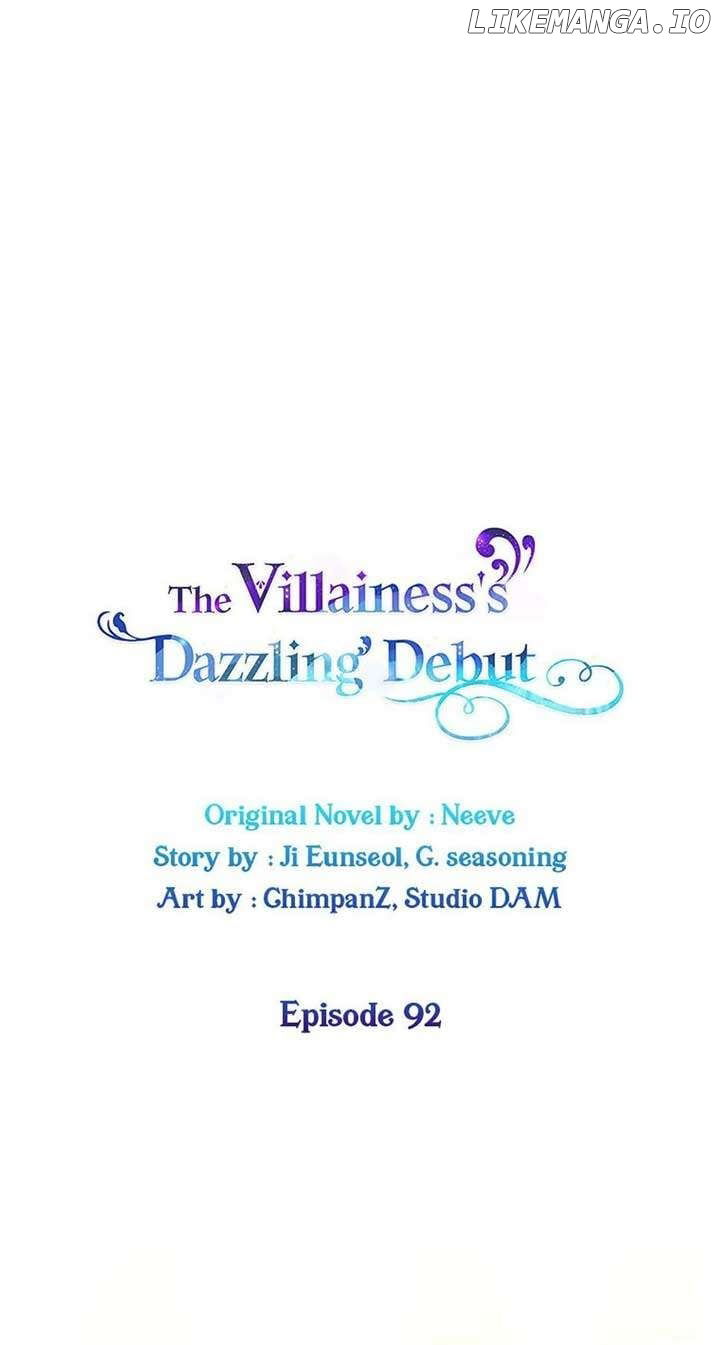 The Villainess's Dazzling Debut Chapter 92 - page 1