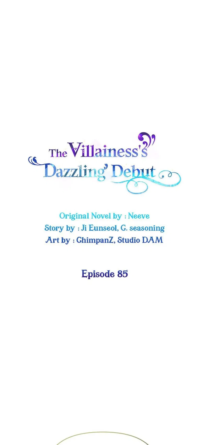 The Villainess's Dazzling Debut Chapter 85 - page 1