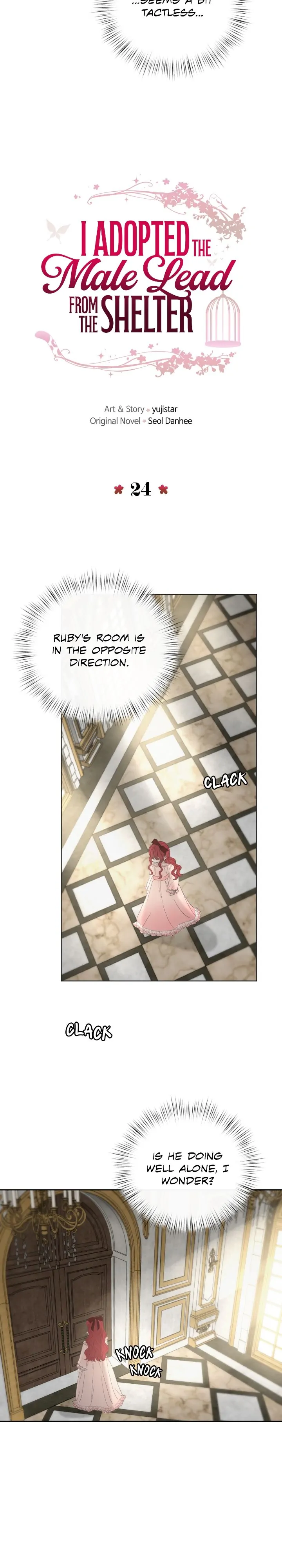 I Adopted a Male Lead From a Prison Shelter Chapter 24 - page 8