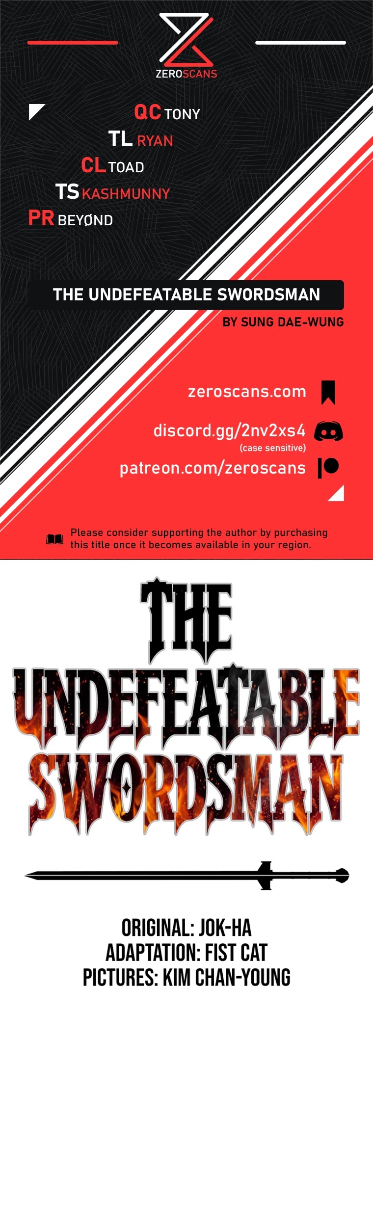 The Undefeatable Swordsman chapter 92 - page 1