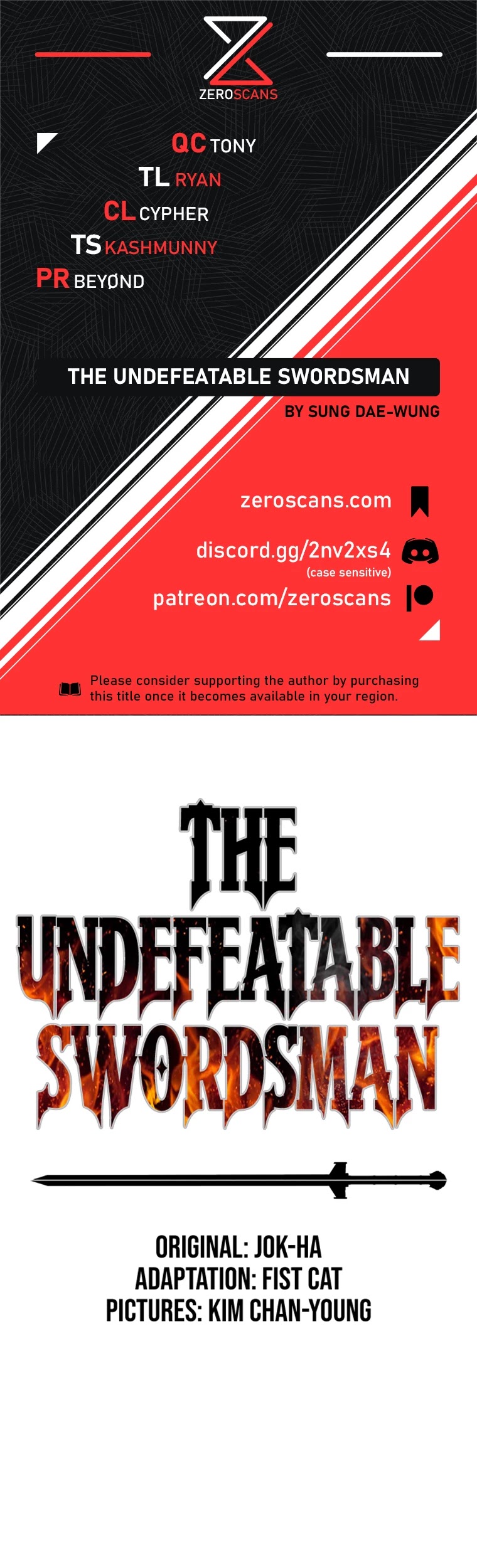 The Undefeatable Swordsman chapter 90 - page 1