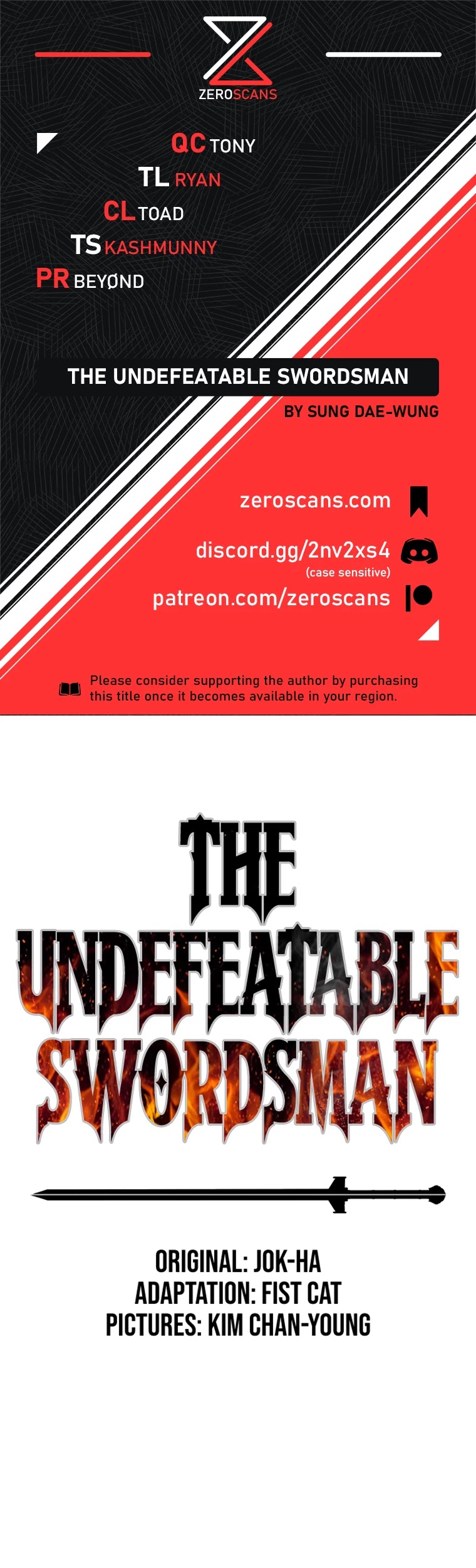 The Undefeatable Swordsman chapter 87 - page 1