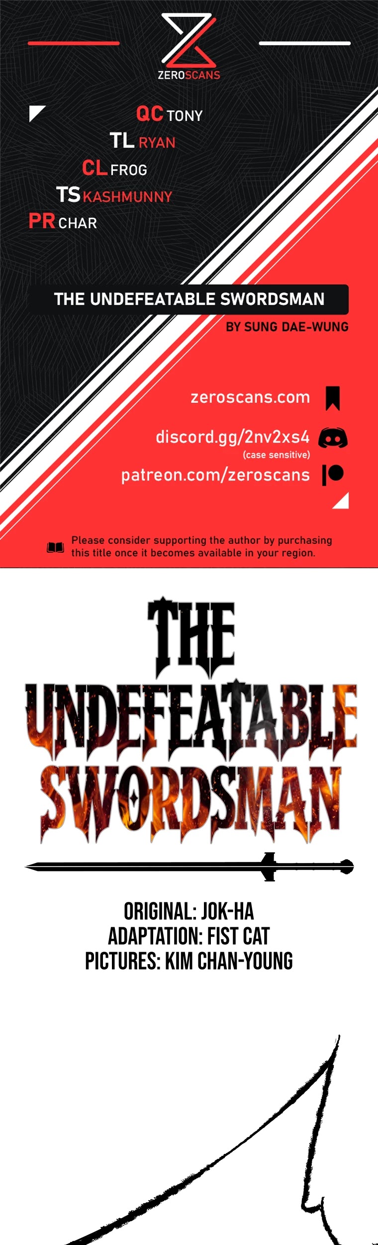 The Undefeatable Swordsman chapter 82 - page 1