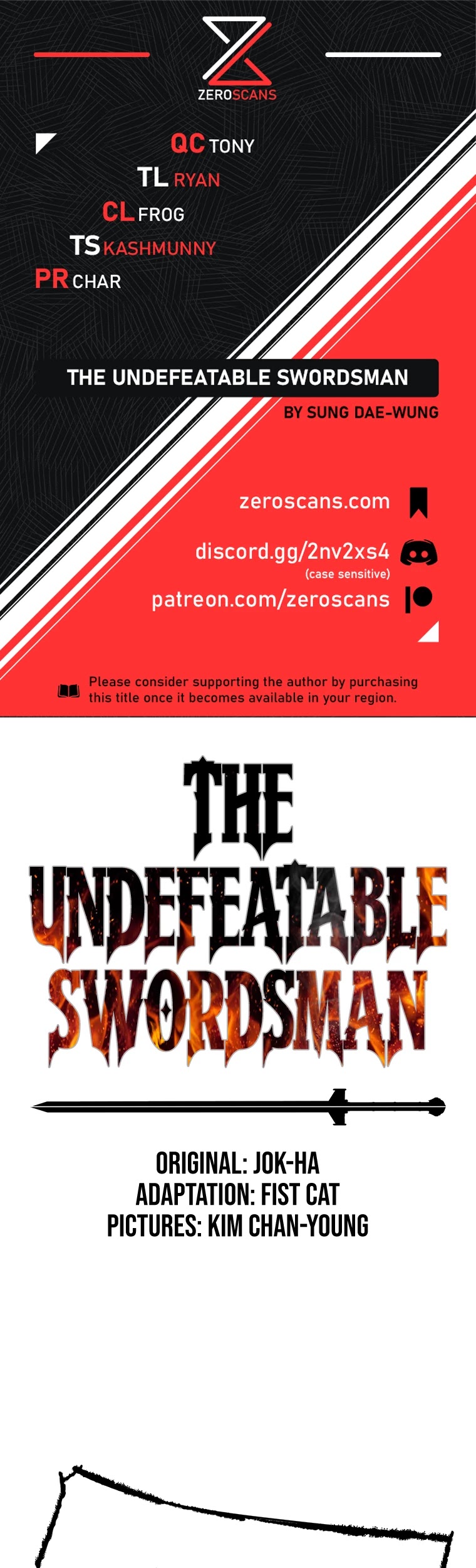 The Undefeatable Swordsman chapter 81 - page 1