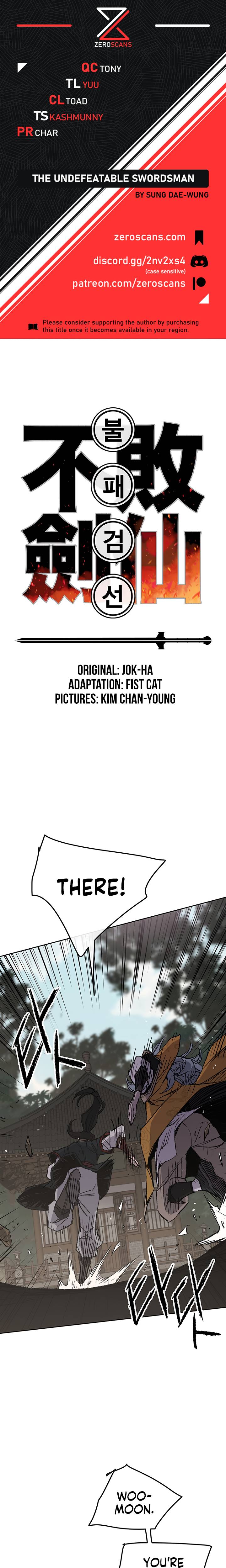The Undefeatable Swordsman chapter 75 - page 1