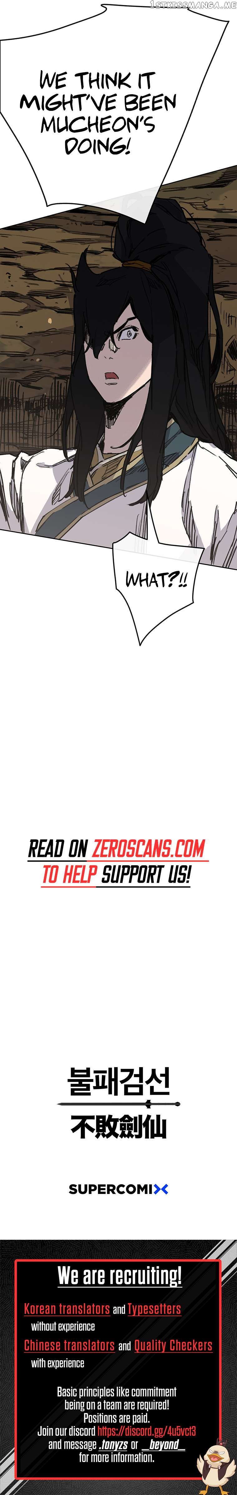The Undefeatable Swordsman Chapter 170 - page 32