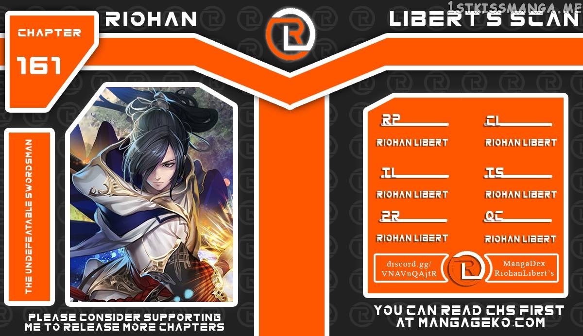 The Undefeatable Swordsman Chapter 161 - page 1