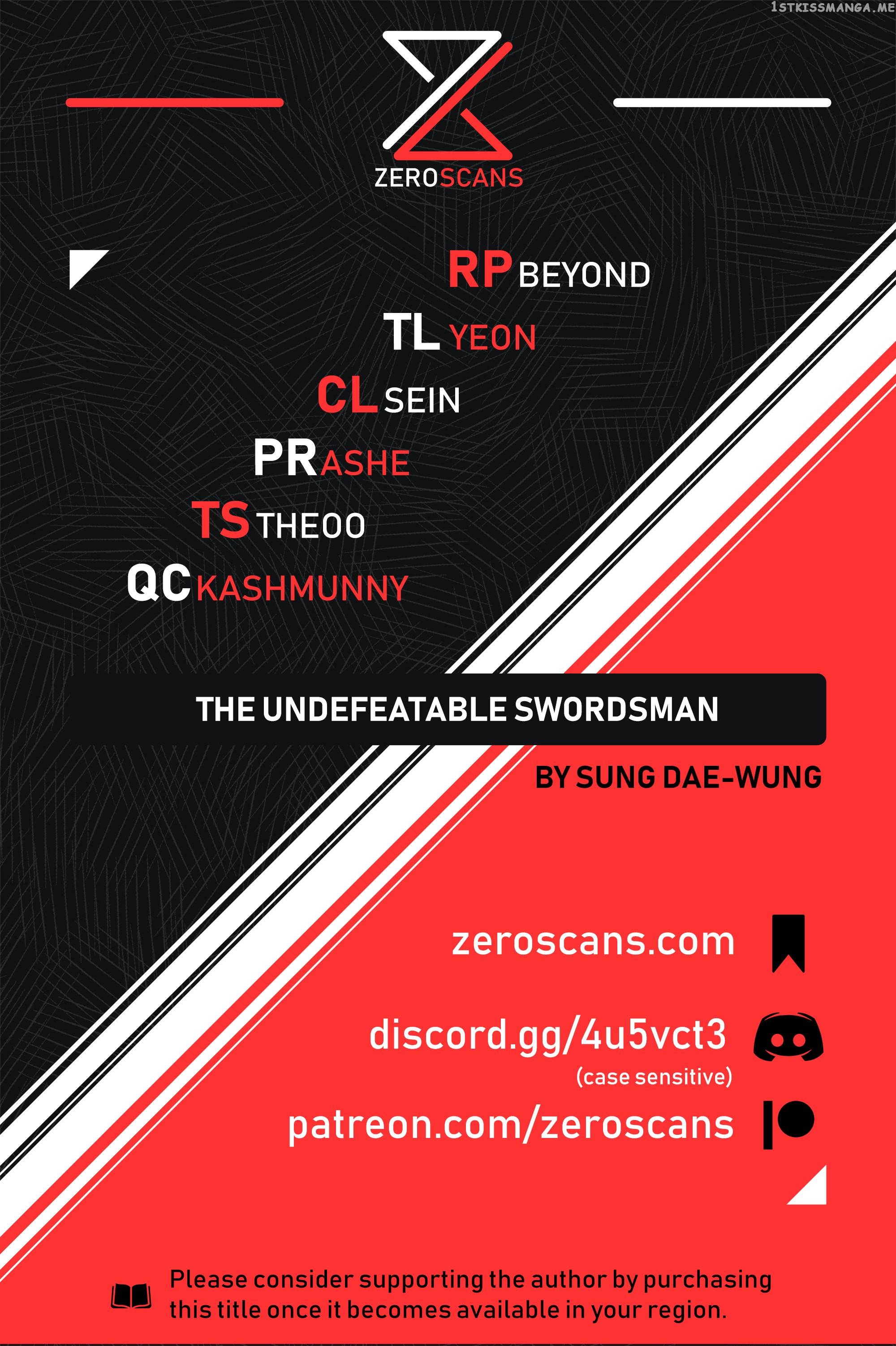 The Undefeatable Swordsman Chapter 159 - page 1